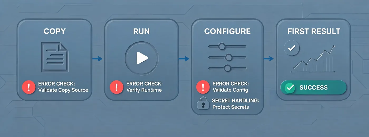 Installation support workflow map